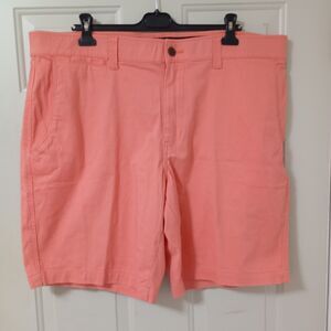 The Foundry Shorts Young Mens 44 Flex Flat Front Pockets Comfort melon color